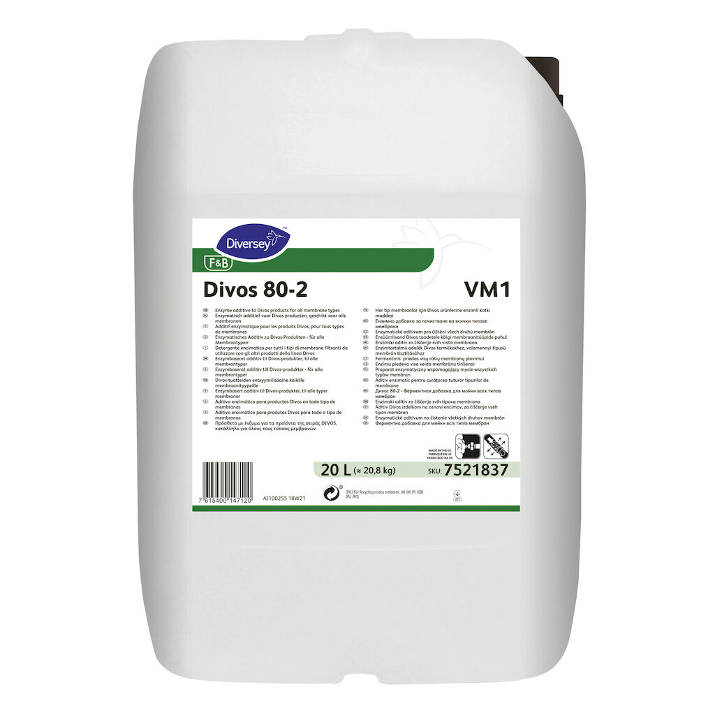 Divos 80-2 VM1 20L - Enzymatické aditivum pro čištění všech druhů membrán